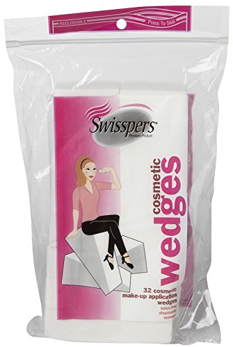 Swisspers Premium Cosmetic Wedges, 32 Count