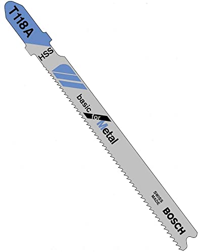 SEPTLS114T118A – Bosch Tool Corporation Bosch Power Tools HSS Jigsaw Blades – T118A