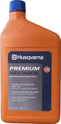 Husqvarna X-Guard Premium All Season Mineral Bar and Chain Oil, Chainsaw Oil for Superior Cutting Equipment Protection in All Conditions, 1 Quart Bottle