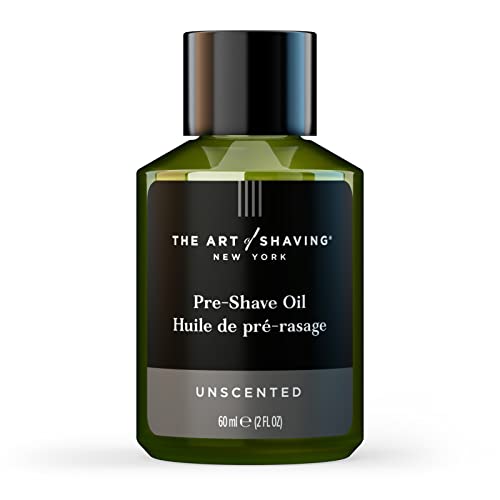 The Art of Shaving Pre Shave Beard Oil – Shaving Oil for Men, Protects Against Irritation and Razor Burn, Clinically Tested for Sensitive Skin, Unscented, 2 Ounce