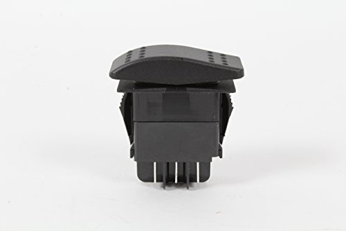 Generac 0D4767 OEM RV Guardian Generator Main On-Off Rocker Switch DPDT Spade – Ultra-Source 004582 Compatible – Power System Replacement Part