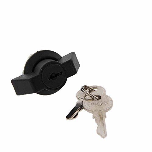 Generac 0D3037 OEM RV Generator Locking Latch – 1/4 Turning Lock with 2 Keys