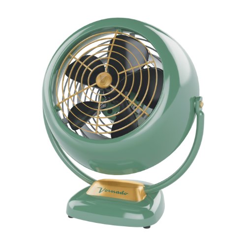 Vornado VFAN Vintage Air Circulator Fan, Green,Small