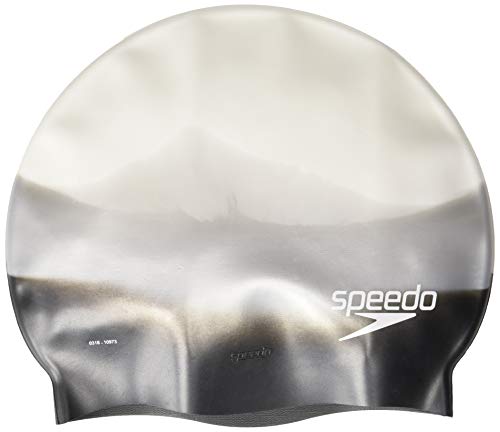 Speedo Unisex-Adult Swim Cap Silicone Composite Speedo Black, One Size