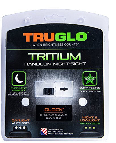 TRUGLO Tritium Handgun Glow-in-the-Dark Night Sights for Glock Pistols, Glock 17, 17L, 19, 22, 23, 24 and more | The Storepaperoomates Retail Market - Fast Affordable Shopping