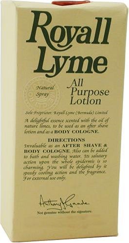 Royall Lyme By Royall Fragrances For Men. Aftershave Lotion Cologne Spray 4 Ounces