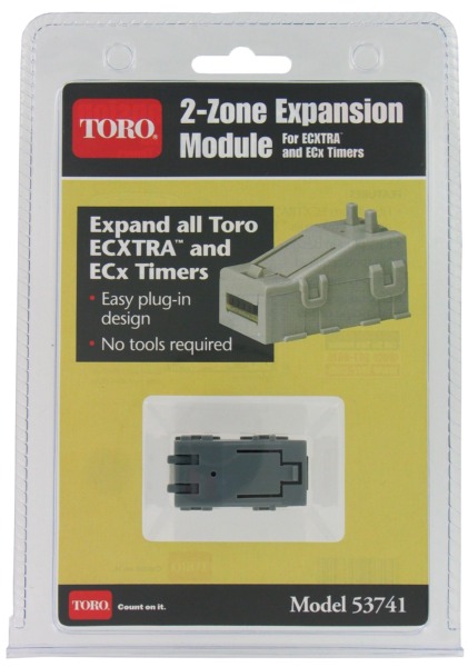 Toro 53741 ECxtra 2-Zone Module clamshell