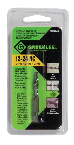 Greenlee Drill/Tap/Countersink Bit, 12-24X2 1/4 L (DTAP12-24) | The Storepaperoomates Retail Market - Fast Affordable Shopping