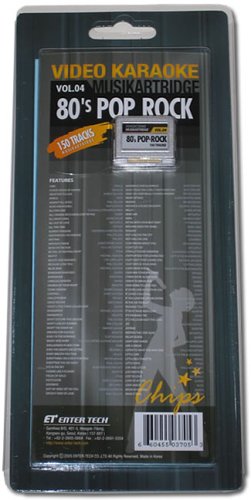 Leadsinger LS-3C04 80’s Pop-Rock Cartridge for LS-3000 Series Karaoke System (150 Songs)
