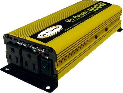 Go Power! GP-600 600-Watt Modified Sine Wave Inverter , Yellow