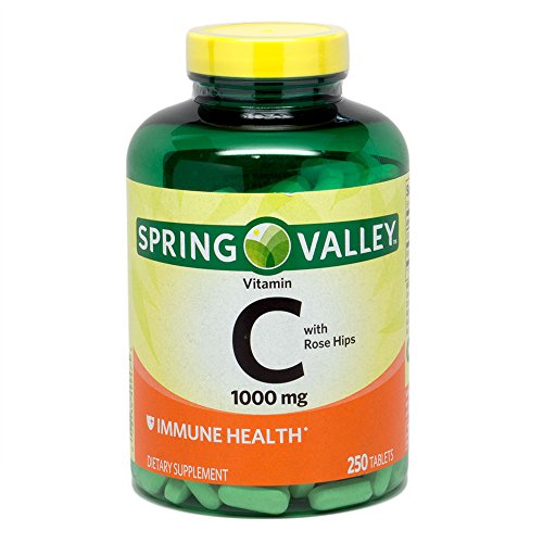 Spring Valley – Vitamin C 1000 mg with Rose Hips, 250 Tablets
