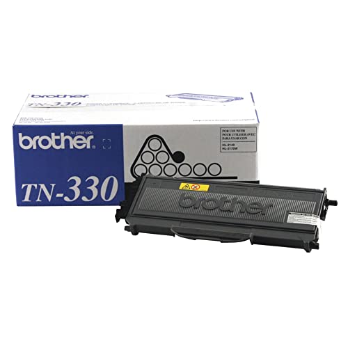 Brother Genuine TN330 Mono Laser Toner -Cartridge , Black