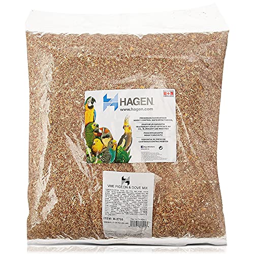 Hagen Pigeon & Dove Seed, Nutritionally Complete Bird Food 25 Pound (Pack of 1)