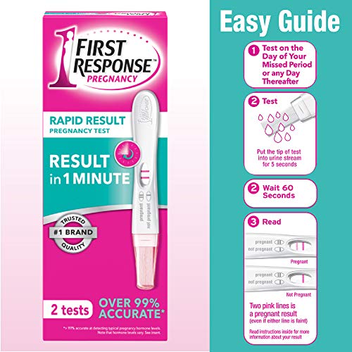 First Response Rapid Result Pregnancy Test, 2 Pack | The Storepaperoomates Retail Market - Fast Affordable Shopping
