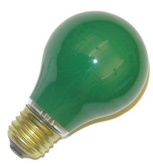 GE 37578 – 25A/G Standard Solid Ceramic Colored Light Bulb