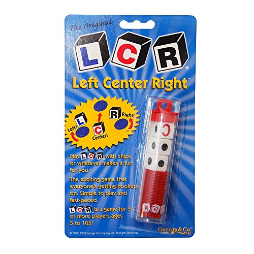 LCR – Left Center Right Dice Game – Random Color