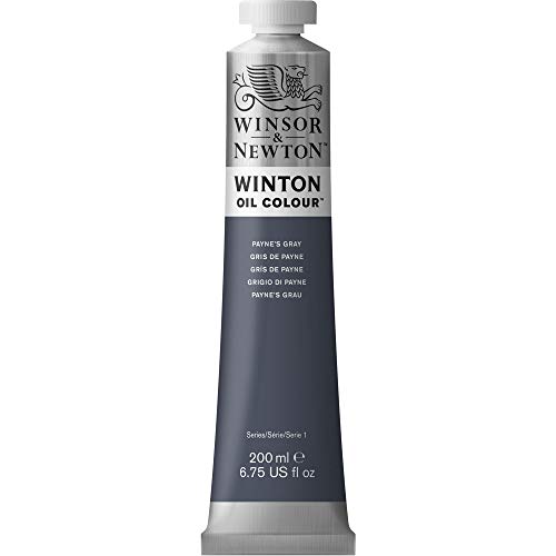 Winsor & Newton Winton Oil Color, 200ml (6.75-oz), Payne’s Gray