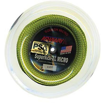 Ashaway Supernick XL Micro Squash String (1 reel – 360 FT)