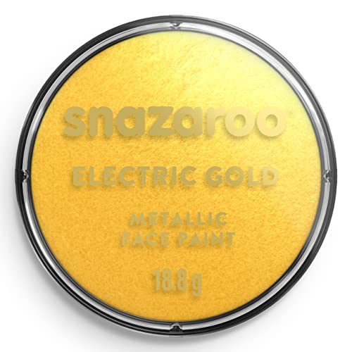 Snazaroo Classic Face and Body Paint, 18ml, Metallic Gold