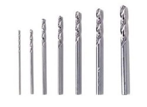 Dremel 628 Precision Drill Bits, Accessory Set with 7 Multipurpose Drilling Bits for Rotary Tool