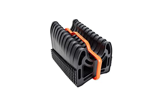 Camco Sidewinder RV Sewer Hose Support | Made from Sturdy Lightweight Plastic | Curve Around Obstacles and Won’t Creep Closed | 20 Feet, Black | (43051)