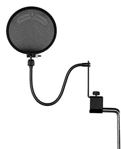 Shure Popper Stopper Pop Filter with Metal Gooseneck and Heavy Duty Microphone Stand Clamp