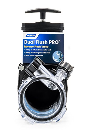 Camco Dual Flush Pro Holding Tank Rinser with Gate Valve (39062)