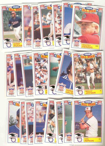 1987 Topps Glossy All Stars Baseball Card Set