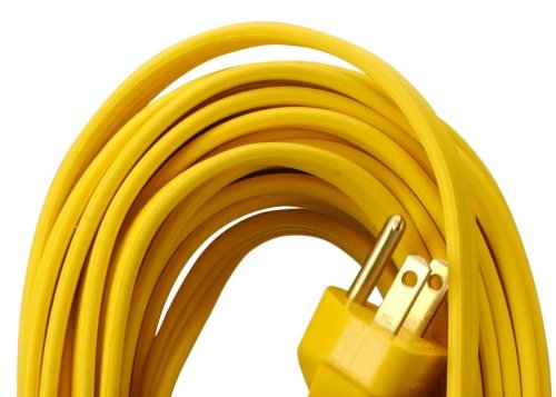 Woods 0832 Spt-2 16/3 Flat Utility Extension Cord, Yellow, 50-Foot | The Storepaperoomates Retail Market - Fast Affordable Shopping