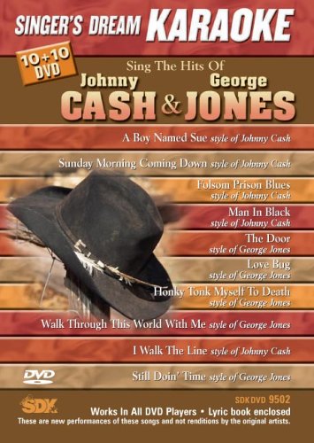 Sing The Hits Of Johnny Cash & George Jones(Karaoke DVD)