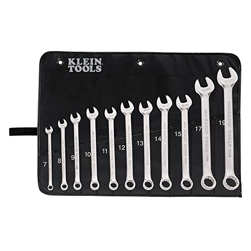 Klein Tools 68502 Metric Combination Wrench Set, 11-Piece