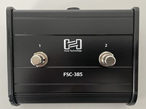 Hosa FSC-385 Footswitch, Guitar-style, Dual-latching