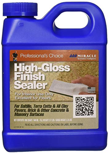 Miracle Sealants HGFS6QT High Gloss Finish Sealer Color & Gloss Enhancers, Quart, Clear, 32 Fl Oz