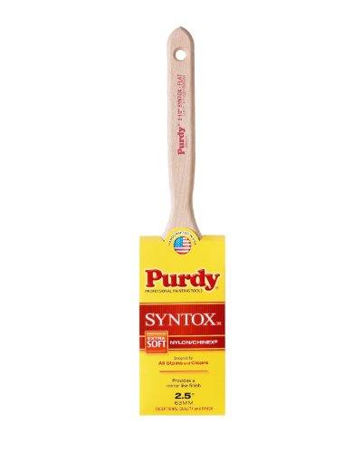 Purdy 144402625 Syntox Series Flat Trim Paint Brush, 2-1/2 inch