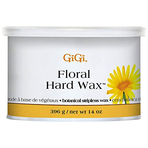 GiGi Floral Hair Removal Hard Wax – Non-Strip, 14 oz