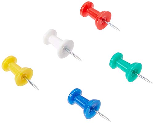 Hillman Picture-Hanging-Hardware 121152 Assorted Push Pins