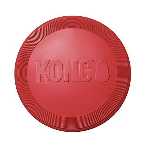 KONG Flyer – Durable Rubber Dog Flying Disc Toy – for Large Dogs