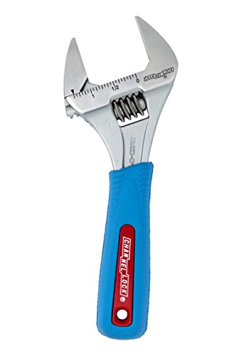 Channellock 6WCB 6-Inch WideAzz Adjustable Wrench, CODE BLUE
