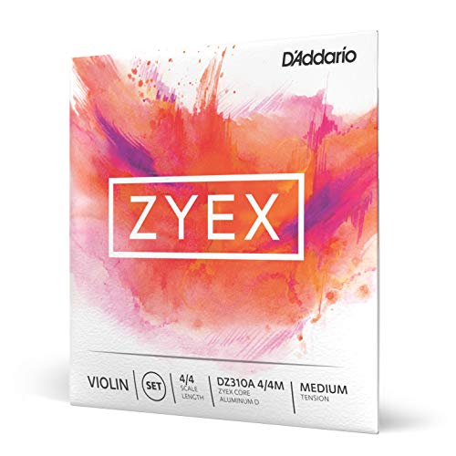 D’Addario Zyex Violin String Set with Aluminum D, 4/4 Scale, Medium Tension | The Storepaperoomates Retail Market - Fast Affordable Shopping