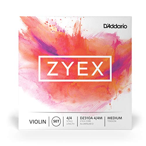 D’Addario Zyex Violin String Set with Aluminum D, 4/4 Scale, Medium Tension | The Storepaperoomates Retail Market - Fast Affordable Shopping