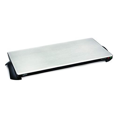 Cordless Warming Tray by Salton | Large Electric Hot Plate | Cooking, Serving & Warming Tray | 23-3/4” x 11-3/4” Hot Plate