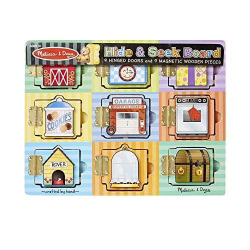 Melissa & Doug Hide and Seek Wooden Activity Board With Wooden Magnets – Wooden Busy Board, Hide And Seek Puzzles, Wooden Magnet Puzzles For Toddlers And Kids Ages 3+ | The Storepaperoomates Retail Market - Fast Affordable Shopping