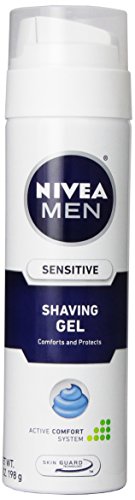 Nivea For Men Shaving Gel, Sensitive, 7 oz