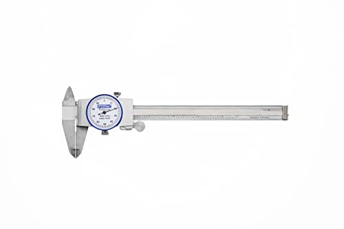 Fowler 52-008-706-0, Premium Dial Caliper With 0-6″ Measuring Range (White)
