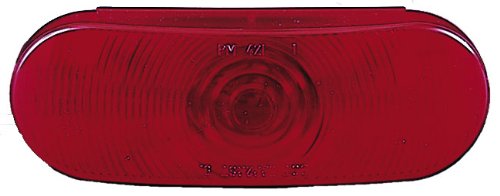 Peterson Manufacturing 421R Red 6.5-Inch Oval Stop Turn and Tail Light