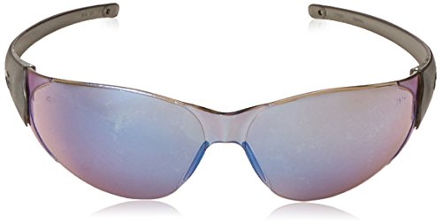 MCR Safety CK118 Checkmate Polycarbonate Rainbow Mirror Lens Safety Glasses with Non-Slip Bayonet Temple Sleeve | The Storepaperoomates Retail Market - Fast Affordable Shopping