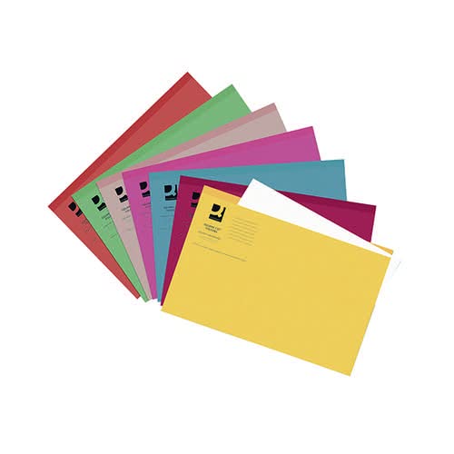 Q Connect Light Weight 180gsm Foolscap Square Cut Folder – Yellow | The Storepaperoomates Retail Market - Fast Affordable Shopping