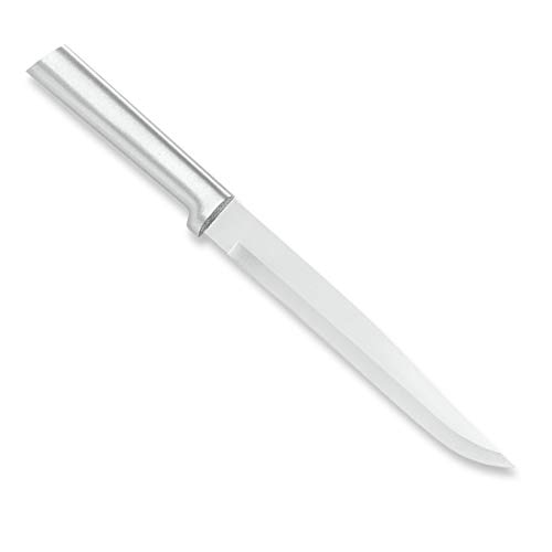 Rada Cutlery Slicing Knife – Stainless Steel Blade With Brushed Aluminum Handle Made in the USA, 11-3/8 Inches