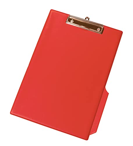 Q Connect Foolscap/A4 PVC Clipboard – Red