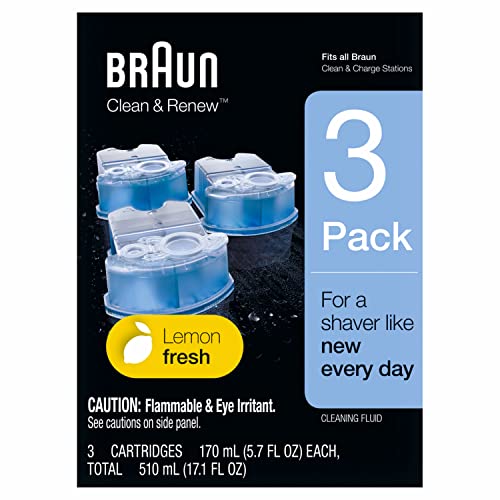 Braun Clean Renew Refill Cartridges CCR , Blue, 3 Count